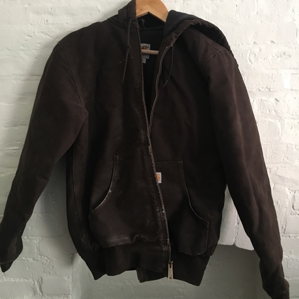 Brown Carhartt Hooden Jacket